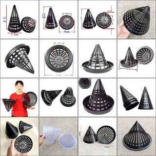 Giỏ bắt cá và nắp lồng bằng nhựa, phù hợp cho việc câu cá ngoài trời với kích thước đa dạng