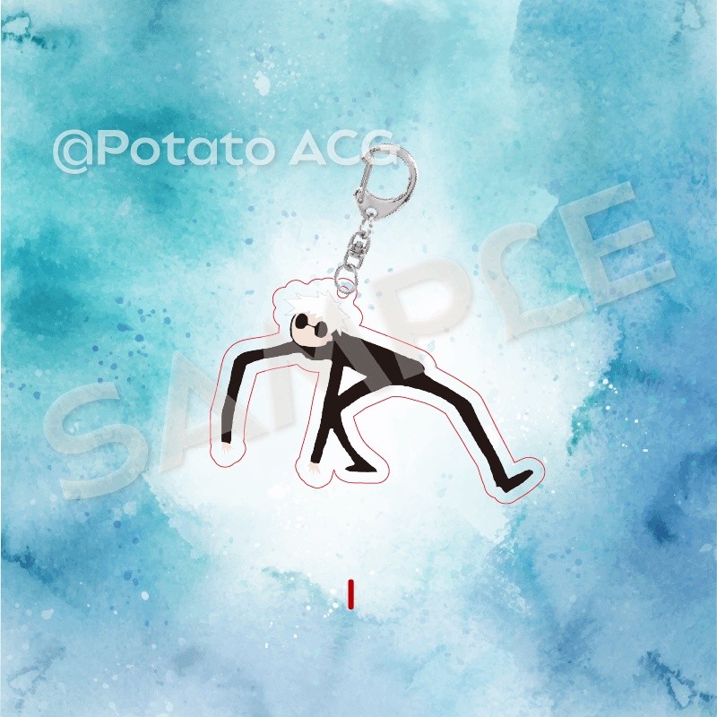 Móc Chìa Khóa Bằng acrylic In Họa Tiết Hoạt Hình jujutsu kaisen geto suguru gojo satoru gojo satoru Vui Nhộn
