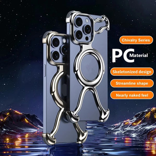 [Jlk] Dành Cho iPhone 16 15 14 13 Pro Max Ốp Lưng PC Lỏng Không Vành Chống Sốc Xe Ô Tô Từ Tính Sạc Không Dây
