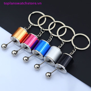Toplanswatchstore Hộp số tốc độ ô tô Gear Móc khóa Mô phỏng Phụ tùng ô tô Mô hình Mặt dây chuyền 6 tốc độ Hướng dẫn sử dụng Móc khóa phong cách ô tô để làm quà tặng VN