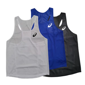 Áo vest thể thao đàn hồi không tay chạy bộ mới dành cho nam