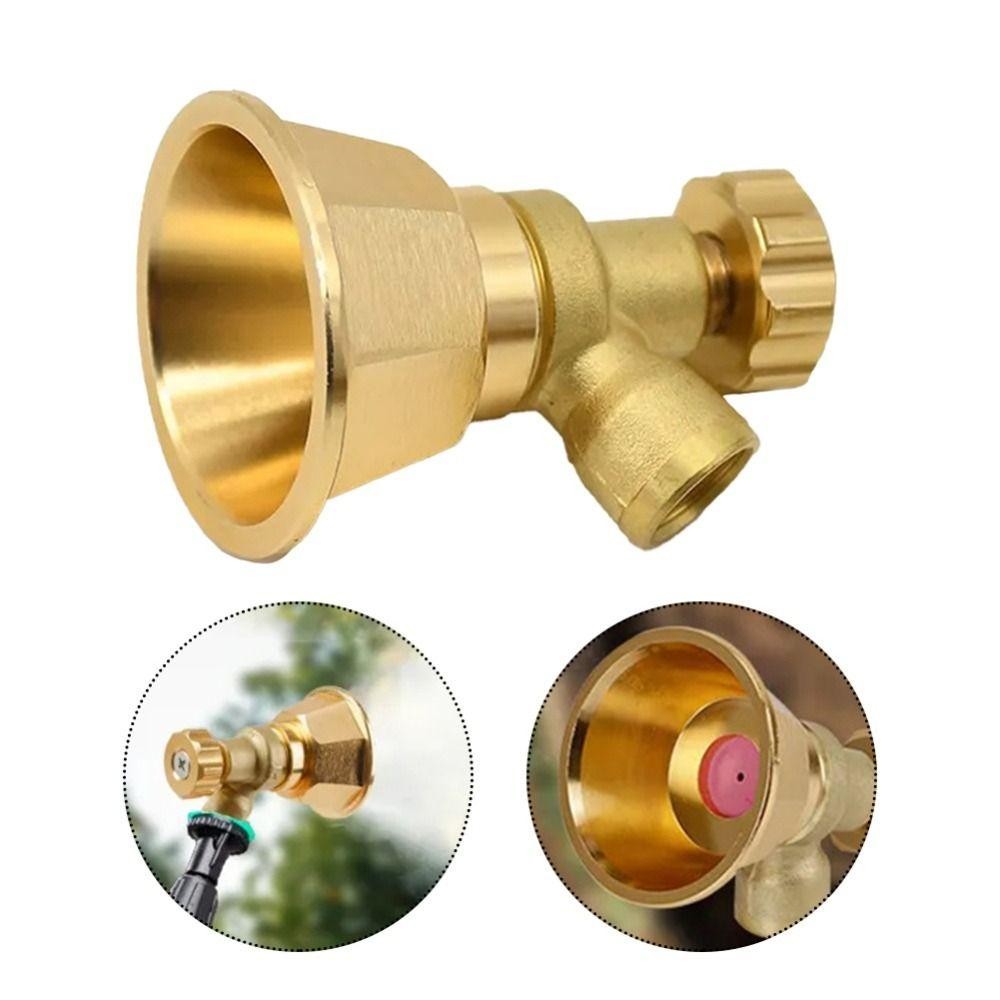 Vòi phun nguyên tử SNUGHOUSE, Vòi phun thuốc trừ sâu áp suất cao có thể điều chỉnh bằng đồng, Dụng cụ tưới nước nông nghiệp Máy phun vườn