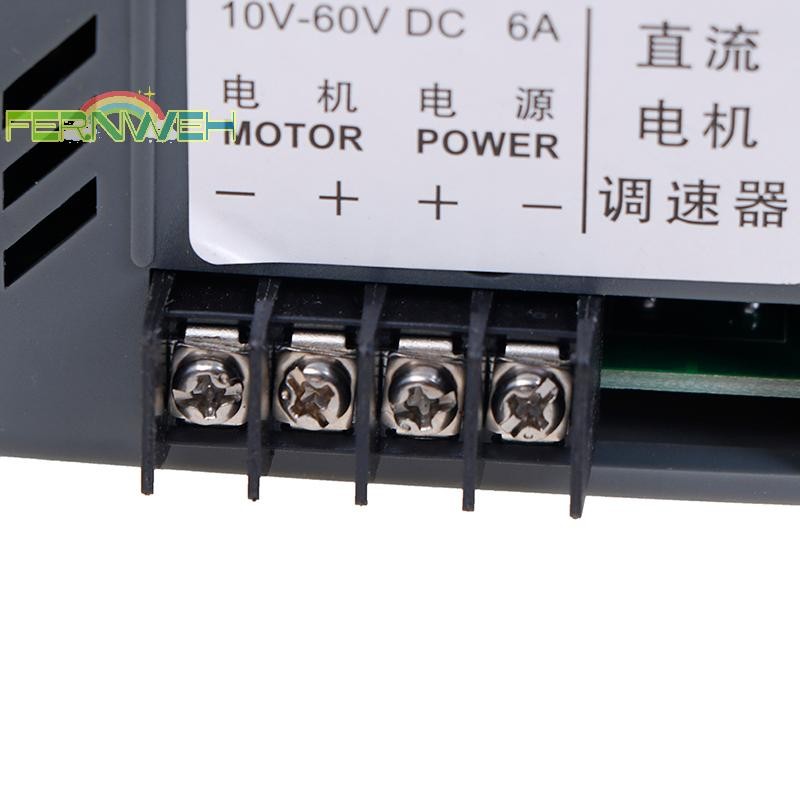 [Fernweh] Bộ điều khiển tốc độ động cơ 12V 24V 36V 48V Bộ điều chỉnh tốc độ động cơ Bộ điều chỉnh 6A có thể đảo ngược [MỚI]