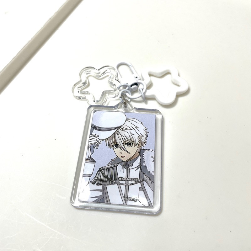 Móc khoá Blue Lock hai mặt in hình acrylic