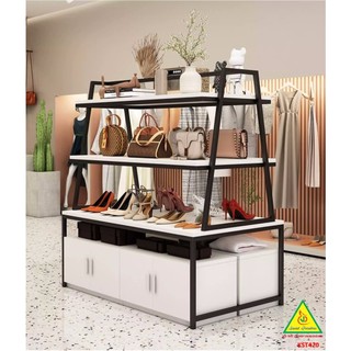 Kệ trưng bày rau củ quả, sản phẩm, hàng hóa bằng gỗ MDF KST420 - NỘI THẤT LẮP RÁP VIENDONGADV