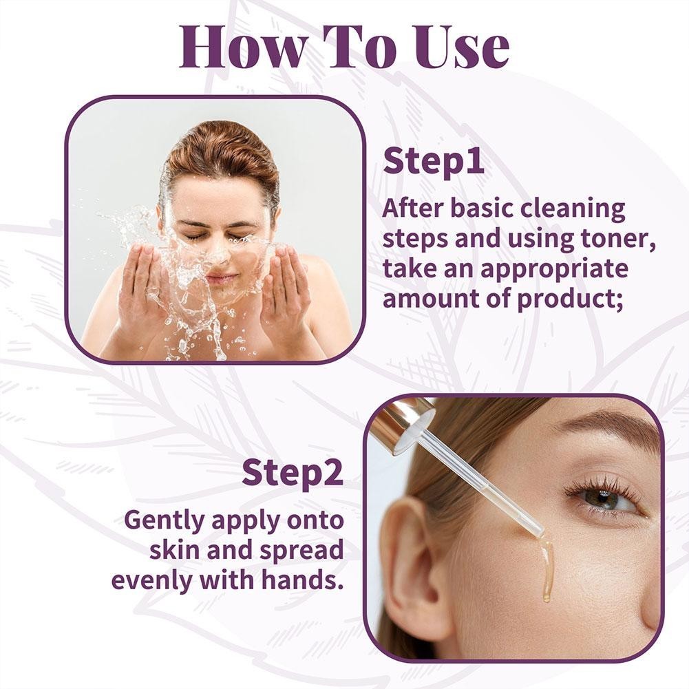 Học 30ml Bakuchiol Retinol Trẻ Hóa Serum Thu Nhỏ Mặt Tinh Chất Lỗ Chân Lông V5w1
