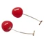 XGB Cherry Drop Bông tai thiết kế trái cây Phụ kiện nữ thanh lịch cho bữa tiệc hàng ngày