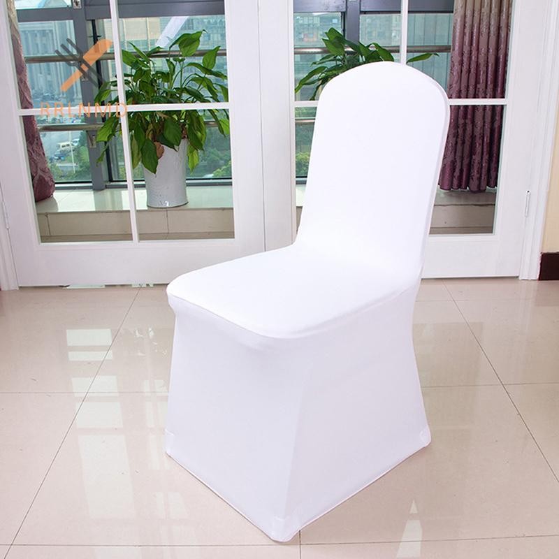 Rrlnmd > 1 Chiếc Ghế Cưới Có polyester Co Giãn Slipcover Cho Nhà Hàng Tiệc Khách Sạn Tiệc Ăn Đa Năng Ghế Bao MỚI