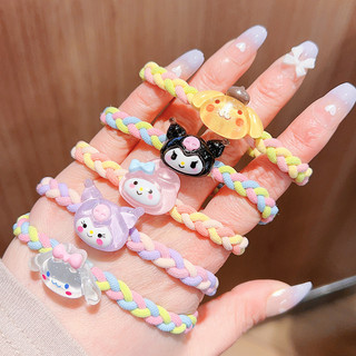 Dây buộc tóc sợi đan nhân vật hoạt hình kuromi  pochacco hellokity melody