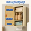 Hộp đựng đồ nhà tắm 3 tầng đa năng GADI, Hộp đựng giấy vệ sinh chất liệu ABS + PP cao cấp chống nước có chia ngăn