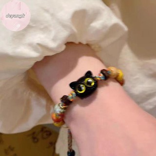 Deyangk Vòng Tay Hoạt Hình Dễ Thương Cho Nữ Bé Gái Sáng Tạo Nhiều Màu Sắc Có Thể Điều Chỉnh Dây Dệt Vòng Tay Độc Đáo Đính Hạt Vòng Tay Quyến Rũ VN