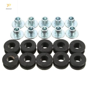 Ppy 10 Cái Bền Xe Máy Cao Su Grommets Bộ Đệm Bu Lông Các Loại Bộ