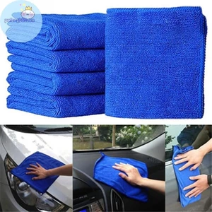 Pufangbliss 5 Chiếc Microfiber Làm Sạch Tự Động Vải Mềm Giặt Khăn Lau Bụi VN