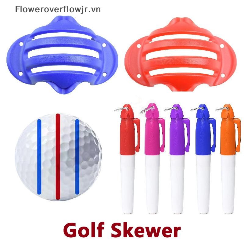 FJR Golf Line Marker Với 2 Bút Bộ Bóng Golf Bản Mẫu Căn Chỉnh Putg Tập Thể Dục Phụ Kiện Golf HOT