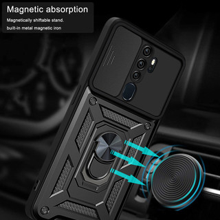 OPPO A52020 A92020 A9 A5 2020 A11 A11X CPH1937 CPH1939 CPH1941 PC mới chống rơi và biến áp chống sốc Vỏ điện thoại giá đỡ vòng di động vỏ cứng