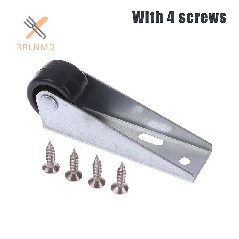 RRLNMD Nội thất im lặng Con lăn cửa hướng gắn bên Hỗ trợ bánh xe di chuyển với vít Ròng rọc thép không gỉ đa chức năng MỚI
