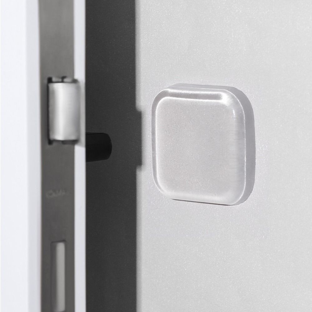 Nút chặn cửa JIGK 1 / 6 CÁI, Nút chặn cửa chống sốc bằng silicon, Nội thất tắt tiếng thực tế Bảo vệ tường tự dính tại nhà