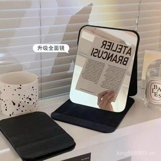 🌸Ins Gương Có Thể Gập Lại Gương Trang Điểm Sinh Viên Ký Túc Xá Mặc Gương Để Bàn Để Bàn Ký Túc Xá Có Thể Đứng Hộ Gia Đình Di Động Dễ Thương HJBF