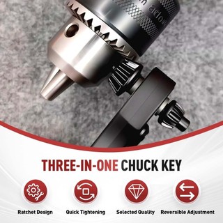Máy khoan 2 trong 1 đầu kẹp bánh cóc Cờ lê 2026 2 trong 1 bánh cóc Khoan đầu kẹp Cờ lê chìa khóa Dụng cụ thay thế chìa khóa đôi đầu đa năng Máy khoan đầu kẹp bánh cóc Cờ lê cho máy khoan điện 2 Bộ