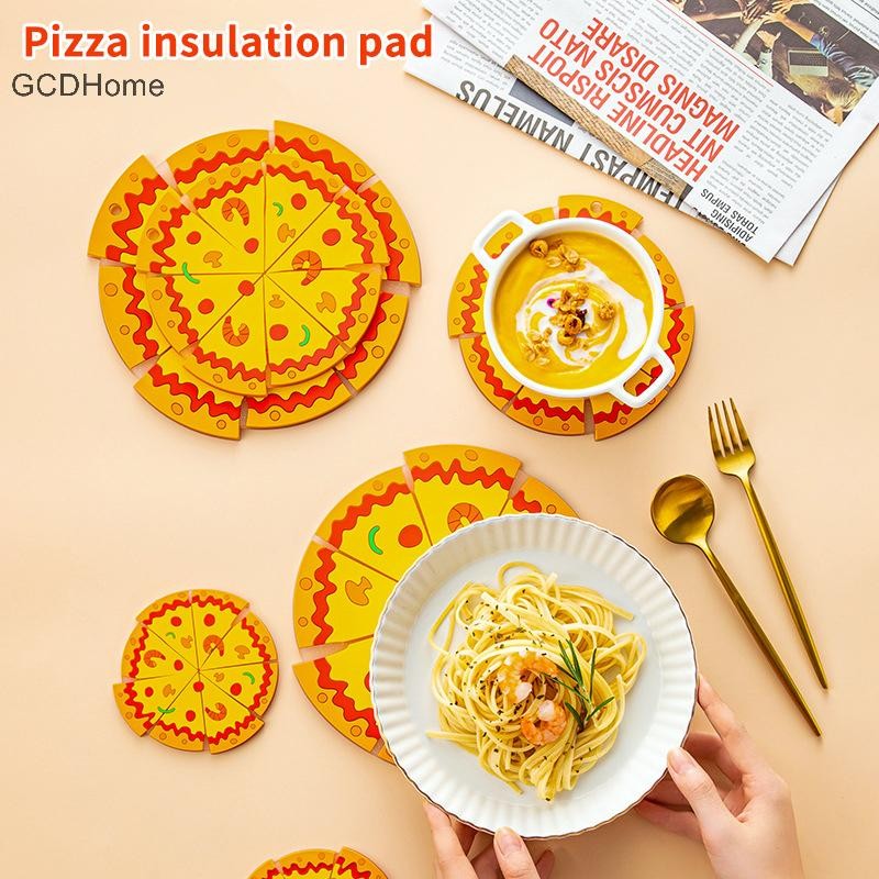 GCDHome PVC Hoa Hướng Dương Chịu Nhiệt Nồi Nóng Chống Trơn Trượt Coaster Thảm HOT