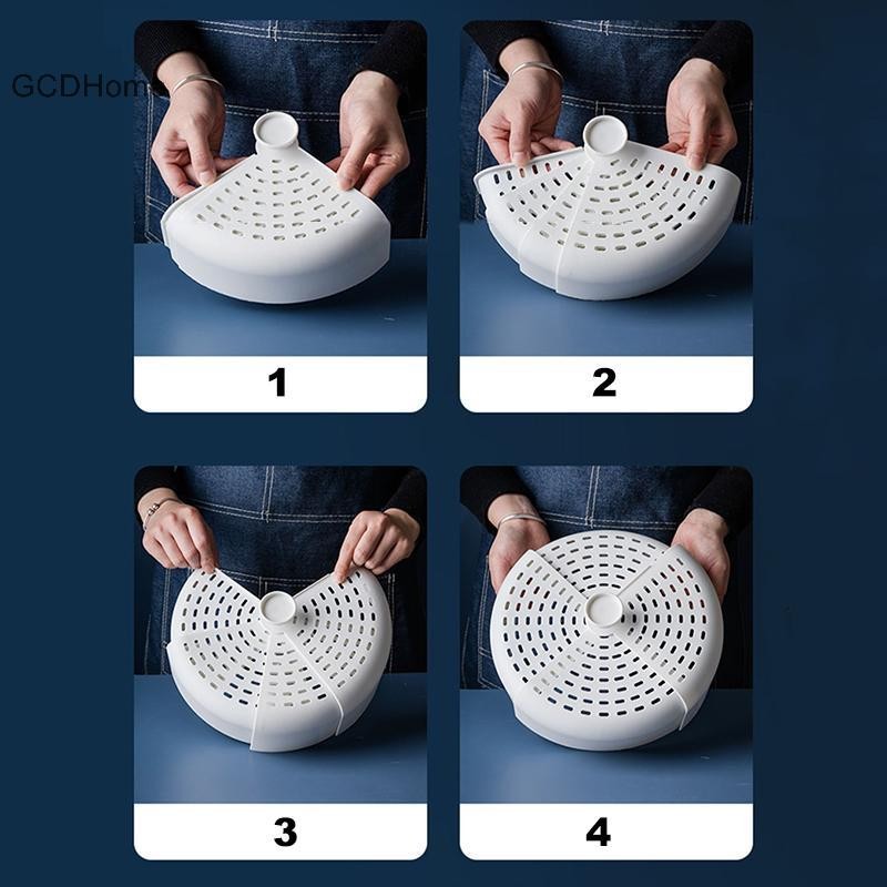Vỏ bọc thực phẩm có thể gập lại GCDHome - Nắp chống bay thoáng khí cho trái cây và rau quả nhà bếp HOT