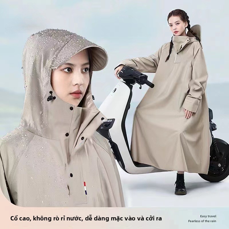 Áo Mưa Xe Máy Cao Cấp Chống Mưa Rất To, Thiết Kế Tách Rời Thoải Mái - Mẫu Dài Toàn Thân Unisex