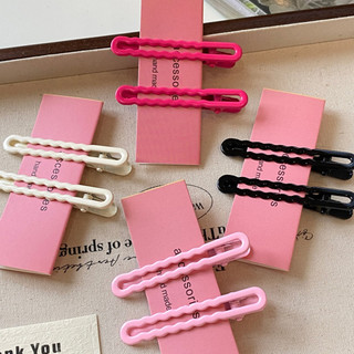 Kẹp Tóc Màu Liền Mạch Dễ Thương, DIY Phụ Kiện Tóc Cho Bé Gái
