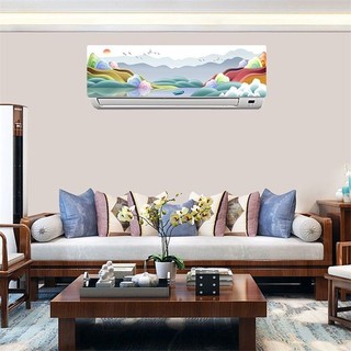 ☑Phong Cách Mới Treo Điều Hòa Không Khí Miếng Dán Dán Điều Hòa Không Khí Tủ Lạnh Phong Cách Châu Âu Tranh Trang Trí Tự Dính Tân Trang Phim Chống Thấm Nước