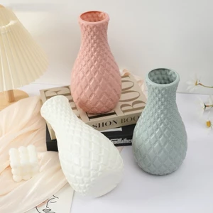 Bình nhựa Trang trí phòng khách Đồ trang trí hiện đại để cắm hoa Trang trí nhà cửa