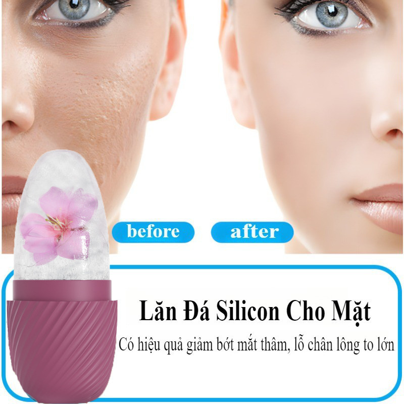 Máy mát xa lăn đá Máy nén lạnh mặt khử sưng mặt,nhiều màu có sẵn trong mọi mùa