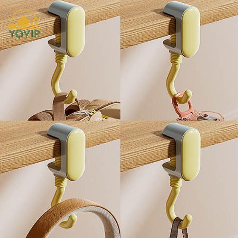 YOVIP Dopamine Di Động Có Thể Điều Chỉnh Móc Cạnh Bàn Để Bàn Túi Móc Mạnh Mẽ Chịu Lực Trường Học Tại Nhà Tai Nghe Chơi Game Bình Nước Móc Treo VN