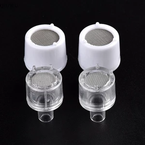 QIUWU 2 đầu lọc ống nước khớp nối lưới lọc tưới cây