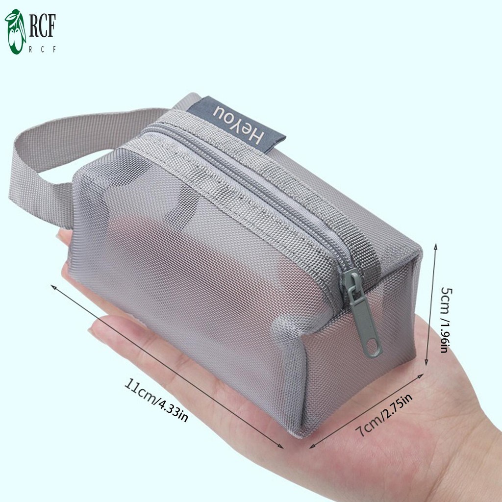 Túi đựng đồ vệ sinh di động Thiết kế lưới nhẹ bền bỉ Túi du lịch cho mỹ phẩm Đồ vệ sinh Chăm sóc da