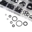 Bộ 225 Chiếc Vòng Chữ O Cao Su Nitrile Màu Đen Có Hộp, Vòng Đệm Dầu Các Loại Vòng Đệm Vòng Đệm Ống Nước