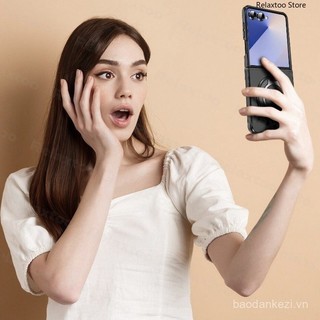 Ốp Lưng Cho Samsung Galaxy Z Flip 7 Flip7 ZFlip 7 6 ZFlip7 FE ZFlip6 5G Vỏ Điện Thoại Chống Sốc Kim Loại Giáp Vòng Giá Đỡ Stent Back Đẩy Ống Kính Máy Ảnh Bảo Vệ Quyền Riêng Tư Ốp Lưng