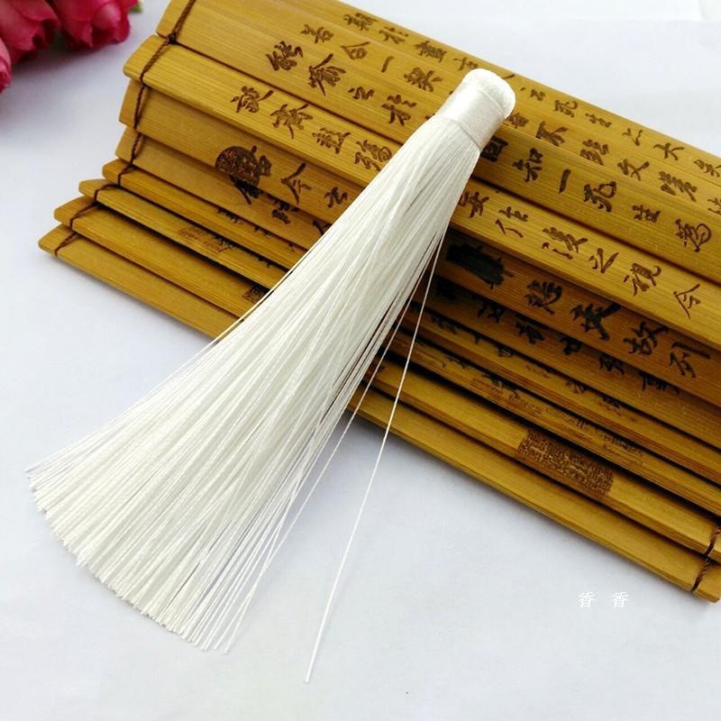 (10 cái)Tua rua trơn 12cm, Phụ kiện trang trí cổ trang, Phụ kiện cưới Khánh Huyền