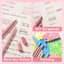 GREAT 4 Màu / bộ Bút Huỳnh Quang, Bảo Vệ Mắt Graffiti Dụng Cụ Highlighter Set, Sáng Tạo Hai Đầu Văn Phòng Phẩm Đánh Dấu Điểm Chìa Khóa Bút Nhật Ký Văn Phòng Trường Học
