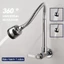 vòi rửa bát inox 304 vòi nước bồn rửa chén Vòi nước gắn tường Ống nước chống rò rỉ mềm 360 độ Vòi nước có bộ lọc phi20mm