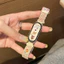 Dây đeo đồng hồ nylon bện thay thế cho Xiaomi Mi Band 10/9/8, khóa từ tính, tương thích Band 10/9/8