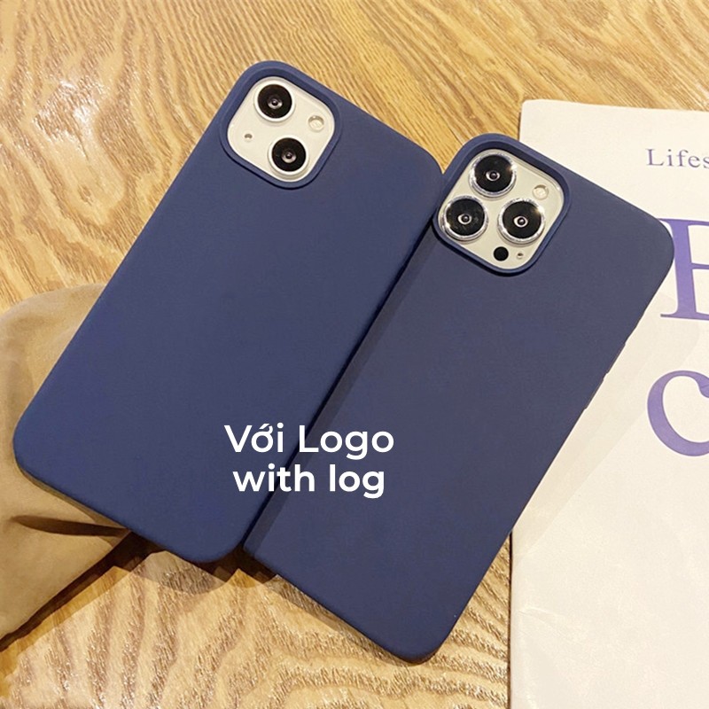 Midnight Blue Bảo hiểm toàn diện cho iPhone 17 / 16 / 15 / 14 / 13 / 12 / 11 / Air / Pro Max Xs Max Xr 7P 8P mini Plus 7 8 6SP 6S Vỏ điện thoại silicon lỏng