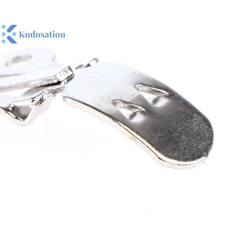 Kudosation 10 Chiếc Thép Không Gỉ Hoa Giày Kẹp Trang Trí Trên Phát Hiện DIY Thủ Công Khóa