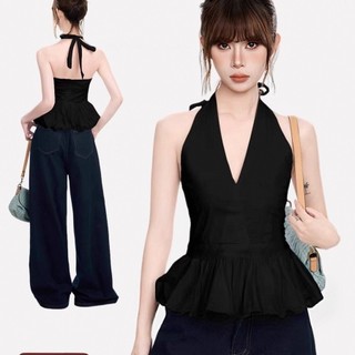 MUJIELLA Áo Baby Tee Cổ Trễ Ôm Body【Tôn Dáng】✓Vải Mềm Không Xù✓Đi Chơi/Party - Chất Hàn MUJI2025073001