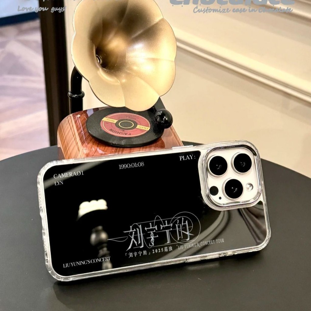 Bán Sản Phẩm Mới Liu Yuning 's Concert Hỗ Trợ Ốp Lưng Điện Thoại iPhone16Pro 15 / 14pro Mirror 13 Trang Điểm Chất Lượng Cao
