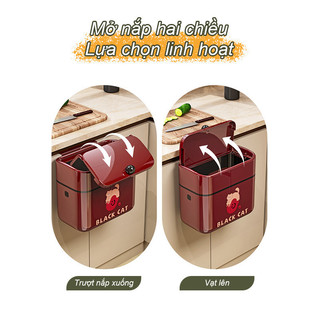 Thùng rác treo tường đa năng, Dung tích lớn, chống mùi hiệu quả, chịu tải tốt cho bếp/nhà tắm