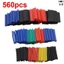Bộ ống co nhiệt màu Bộ ống thu nhỏ gia đình Ống cách nhiệt kết hợp 164 chiếc / 560 CÁI Tùy chọn