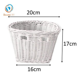 Dovewill Kid's Giỏ Xe Đạp Phía Trước Giả Mây Chắc Chắn, Hỗ Trợ Cân Bằng Xe Ba Bánh