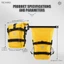 FANIELLAPOWELL Khung Xe Máy Tai Nạn Thanh, Túi Ốp Lưng Xe Máy PVC Dung Tích Lớn, Có Thể Điều Chỉnh Chống Trầy Xước Công Cụ Sửa Chữa Xe Máy Phụ Kiện Xe Máy