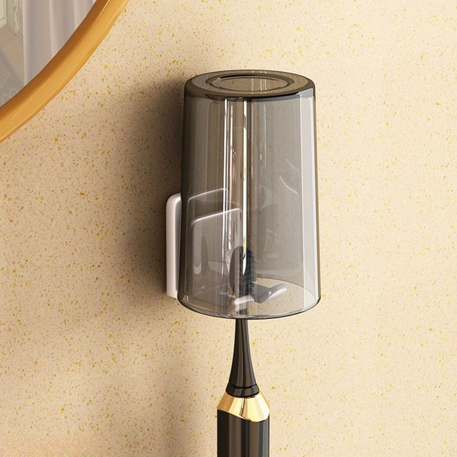 Giá để bàn chải đánh răng bằng nhựa, Giá treo tường không đục lỗ, Giá đỡ bàn chải đánh răng cốc, Giá đỡ bàn chải đánh răng điện