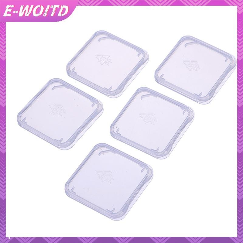 E-woitd 10 Chiếc Hộp Đựng Thẻ Nhớ Hộp Bảo Vệ Cho SD SDHC MMC XD CF Thẻ HNVN