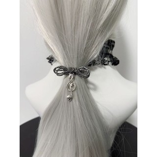 Chính Hãng Văn Hóa Châu Á Gothic Phụ Kiện Độc Đáo Punk Nơ Tóc Dây Tóc Phụ Kiện Tóc